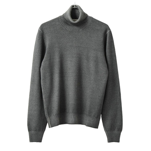 Dolcevita Uomo in lana doppio filo Grigio scuro Gran Sasso- Francavilla Moda